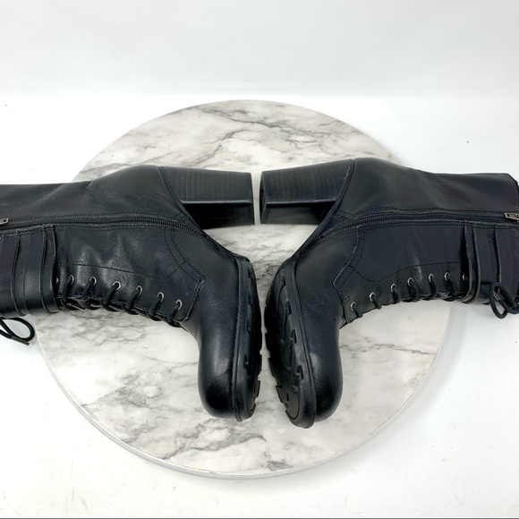 Marc Fisher Peabody Combat Boot 7.5 Goth Grunge Academia Classic Whimsigoth - Picture 7 of 16